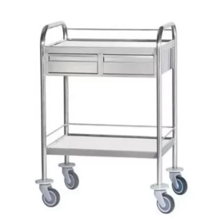 Guéridon 02 Etage Avec 02 Tiroirs